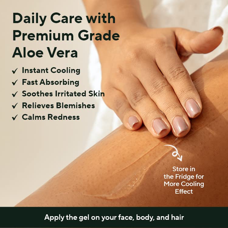 Unscented formula emphasizes pure aloe vera.