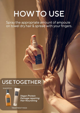 AROMATICA Quinoa Protein Hair Ampoule ingredients highlight quinoa and ceramides