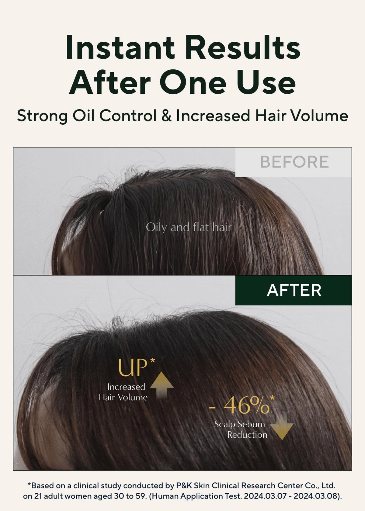AROMATICA rosemary dry shampoo provides root lift and volume at the crown.