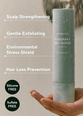 AROMATICA packaging close up showing clean bottle design