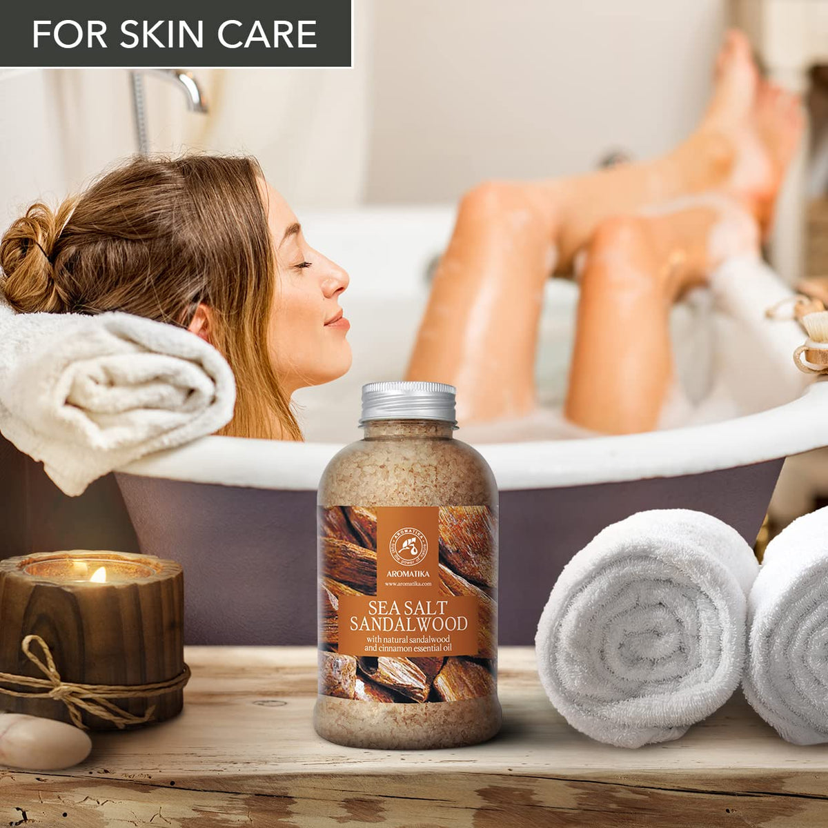AROMATIKA natural ingredients highlight clean, fragrance-forward self-care.