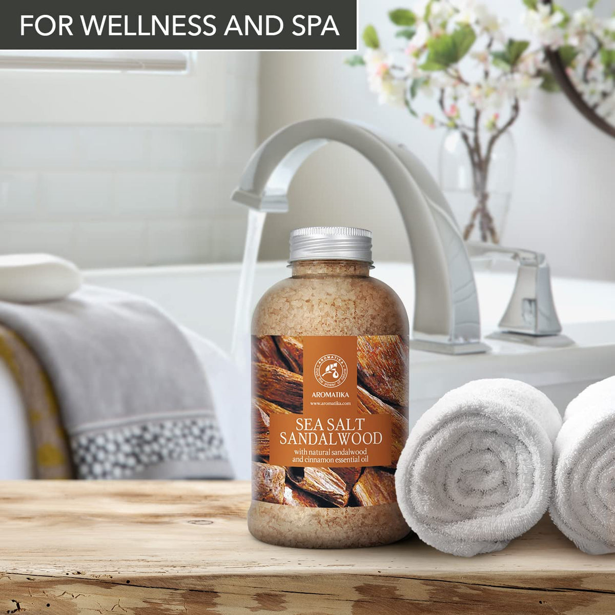 AROMATIKA packaging and label communicates brand authenticity and quality.