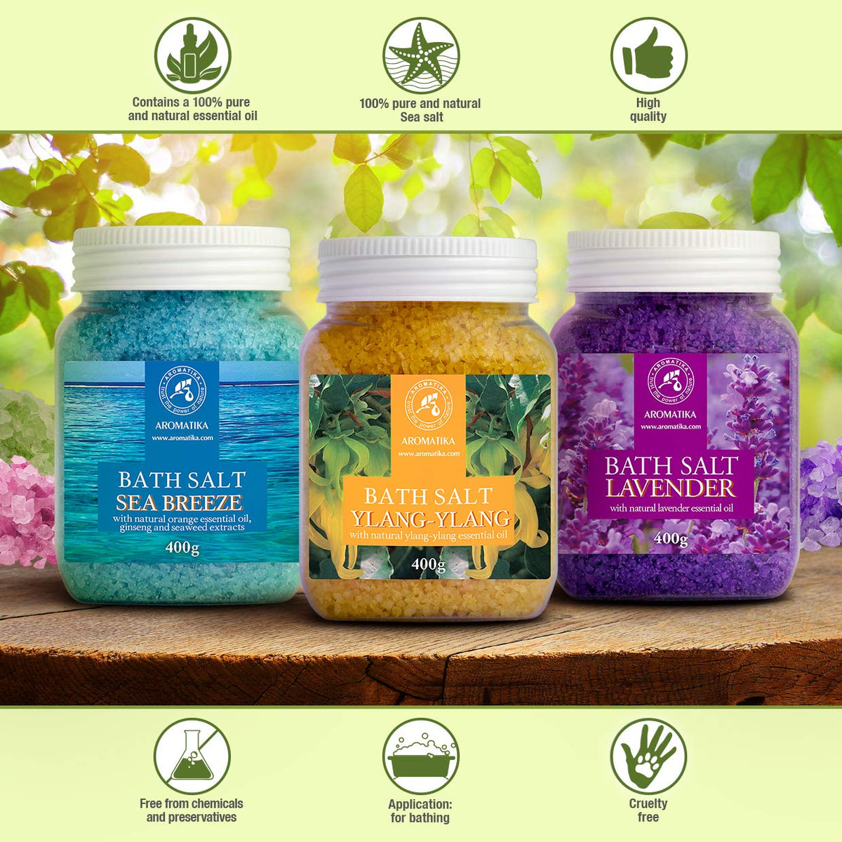 AROMATIKA sea breeze bottle with refreshing coastal scent for mood lift