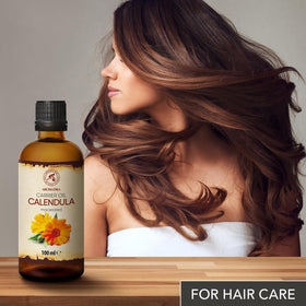 AROMATIKA calendula oil bath oil setup for soothing soak