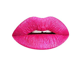 Aromi Fab Flamingo cap close shows bold pink metallic finish for statement lips.
