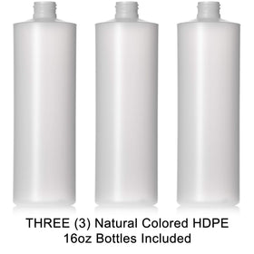Aromine 16oz bottle with flip-top squirt cap enables easy dispensing for mixes