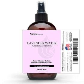 Aromine Lavender Water mist spray, ideal for on-the-go refreshment.