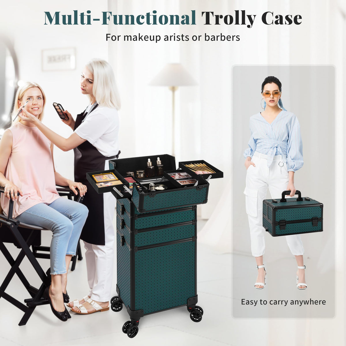 AROUS professional MUA organizer helps stylists stay organized.