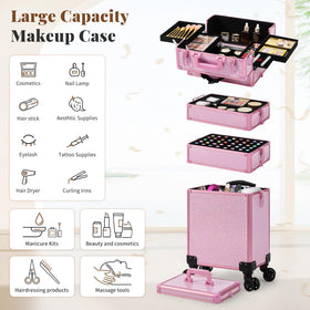 AROUS lockable clamps with keys secure delicate makeup items