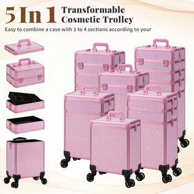 AROUS pink open-top compartment shows modular 5-in-1 versatility