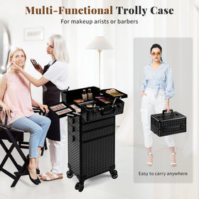 AROUS case converts to a portable suitcase for short trips