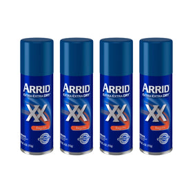 Arrid XX anti-perspirant spray front view shows consistent all-day protection