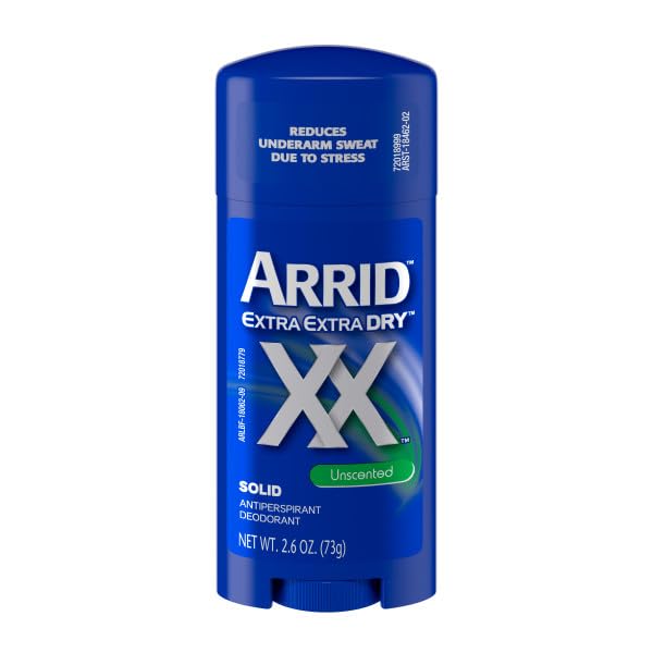 Arrid XX Extra Extra Dry pack of five deodorant boxes offering reliable coverage.
