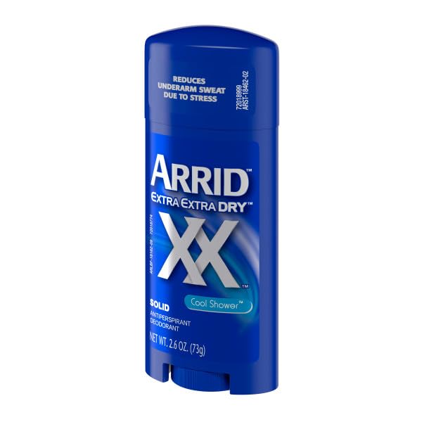 Applying Arrid XX Extra Extra Dry Solid provides confident underarm protection