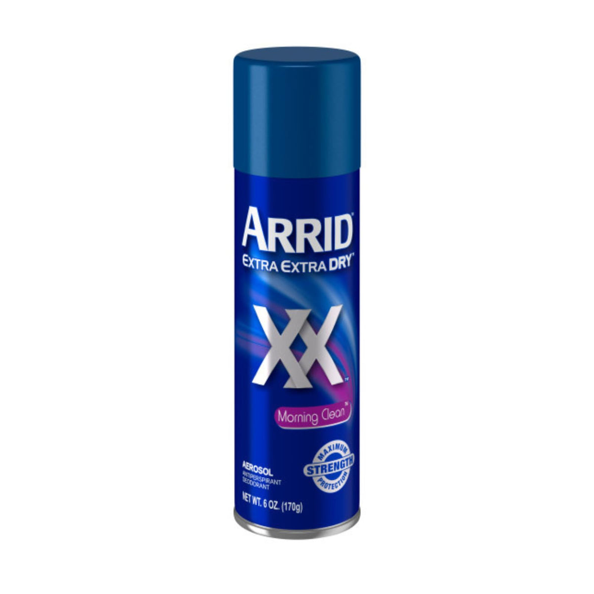 Arrid XX Morning Clean aerosol can ready for quick dry application