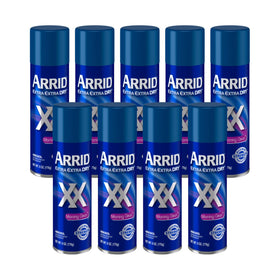 Arrid XX Morning Clean spray bottle shown for all-day dryness