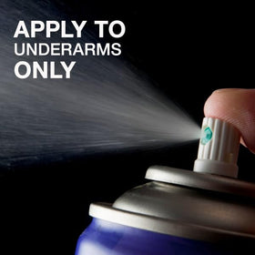 Aerosol can with smooth spray line for easy application.
