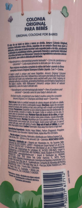 Arrurru naturals packaging and label highlight natural ingredients and gentle formulation.