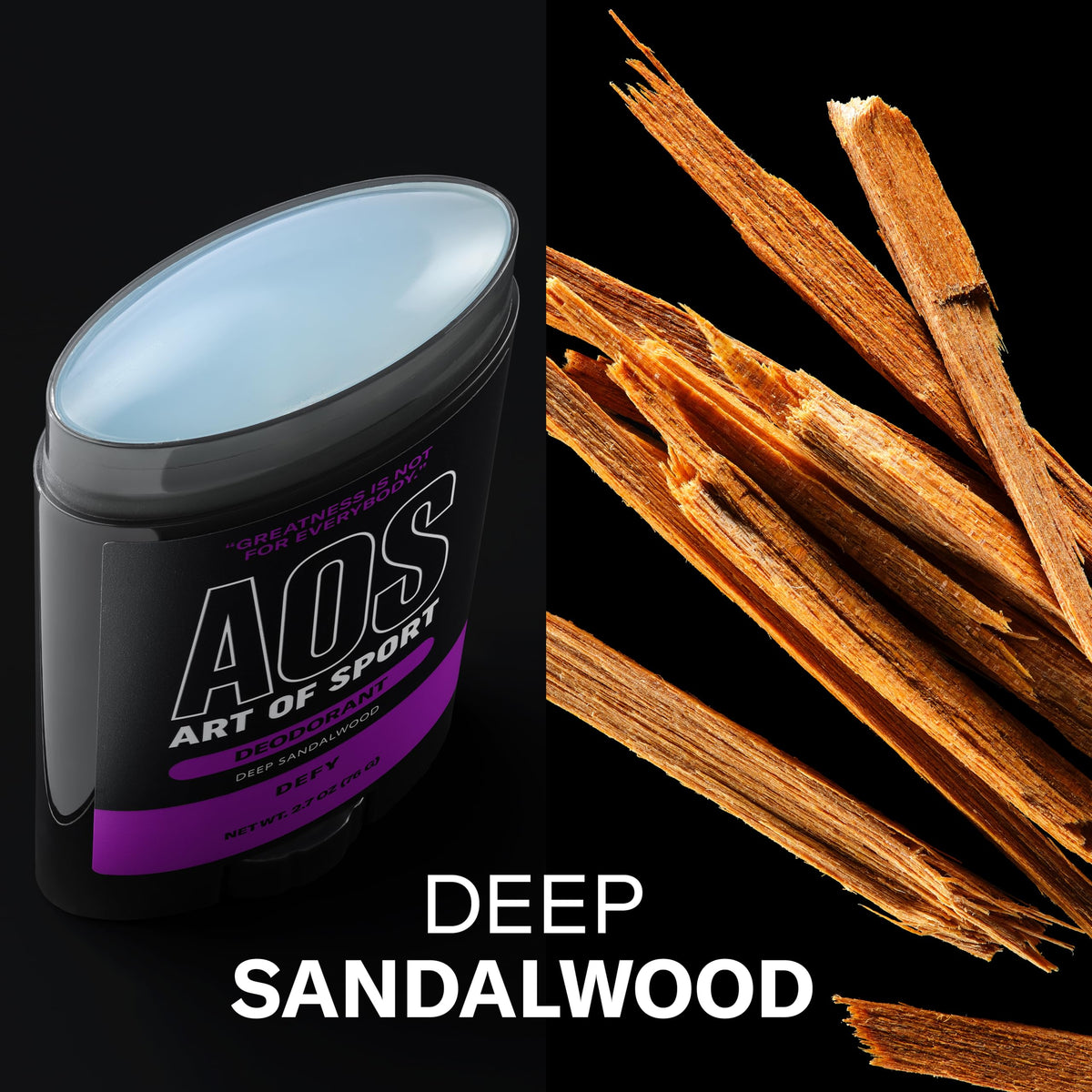 Art of Sport natural botanicals provide clean, skin-friendly protection.