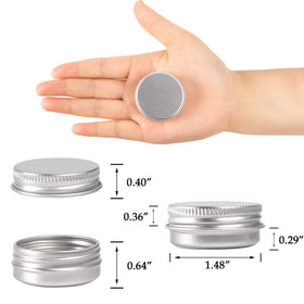 Art Secret blank labels for tin jars enable easy personalization.