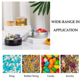 Art Secret food-grade aluminum tin supports safe storage of cosmetics.