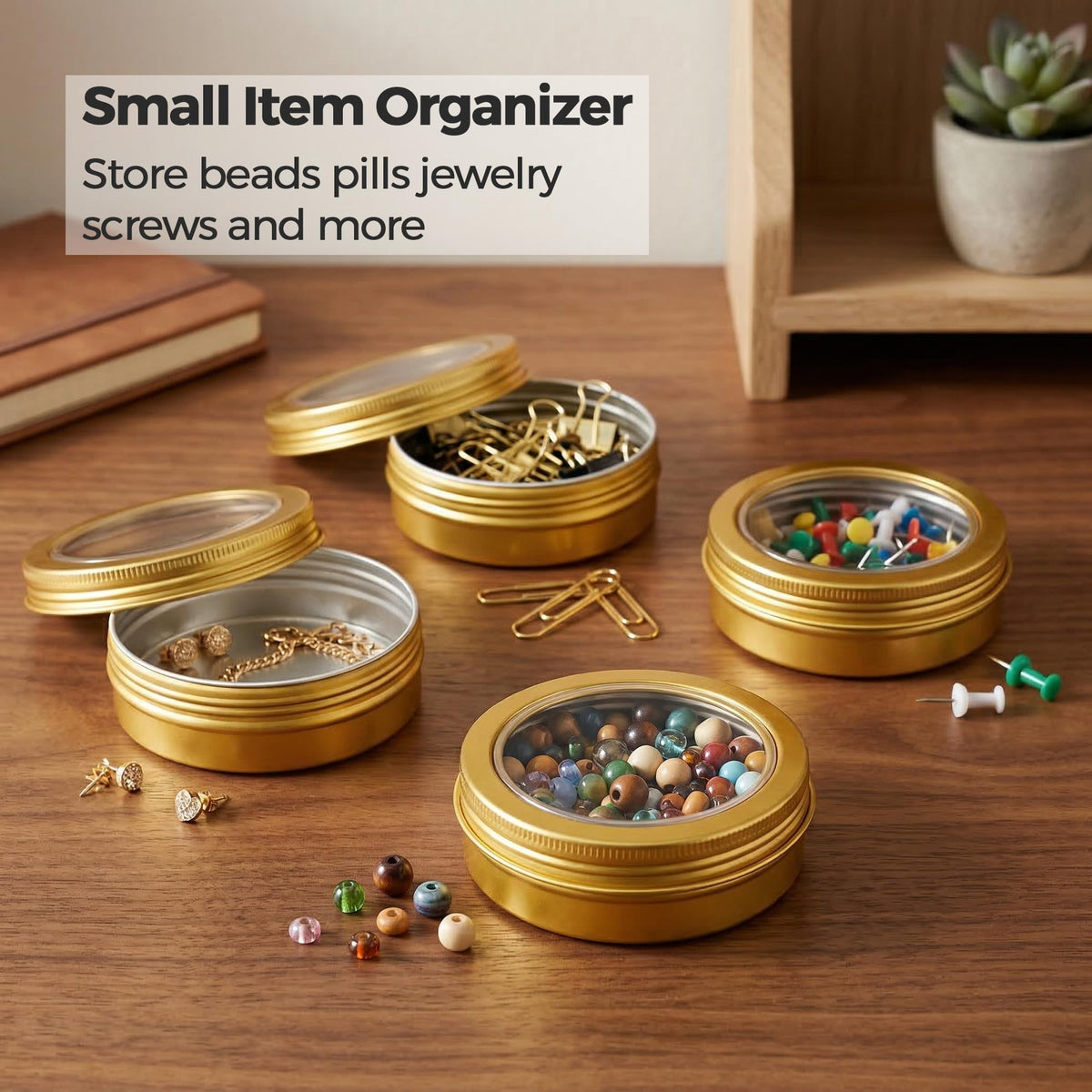 Art Secret food-grade aluminum tin for durable everyday storage