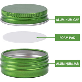 Art Secret green tin jar with 4 cm diameter for small items