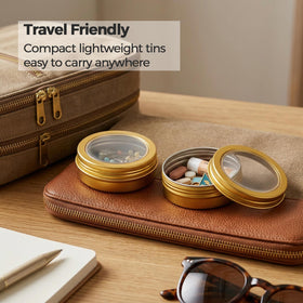 Art Secret travel-friendly tin container for on-the-go storage