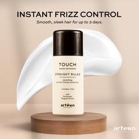Pump-dispense action of Artego cream for easy application and even distribution.