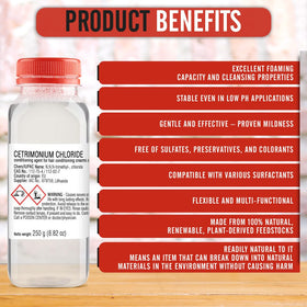 Artekas Cetrimonium Chloride cosmetic-grade label indicating quality