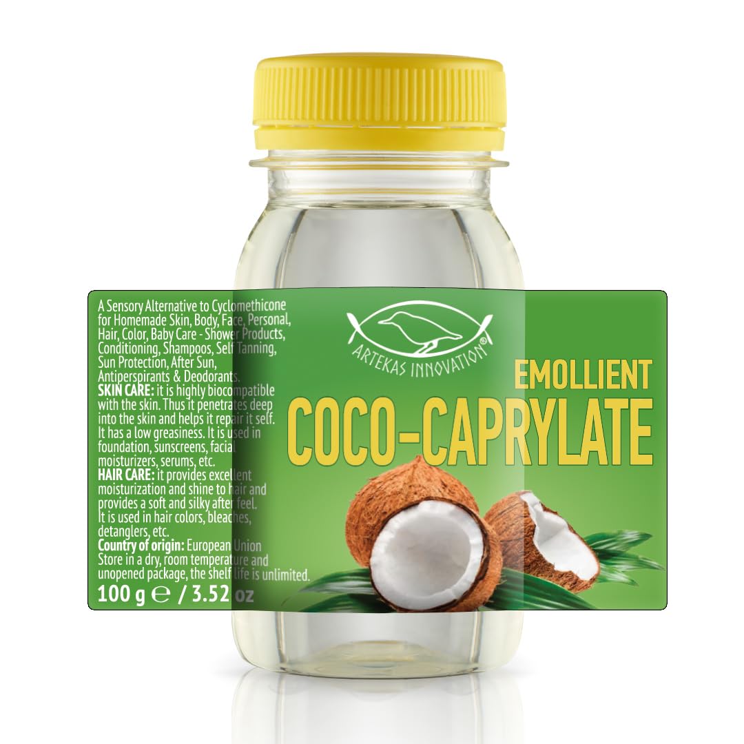 Artekas COCO-CAPRYLATE bottle pour shows smooth dosing and fast absorption