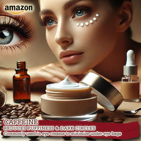 Artekas Innovation Caffeine powder texture, fine granules ideal for emulsions.