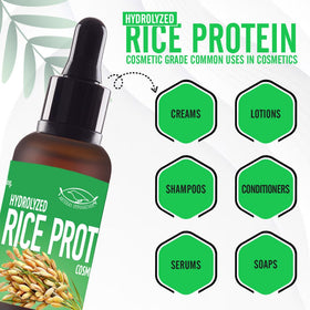 Dispense cap view of Artekas Innovation hydrolyzed rice protein liquid shows controlled use.