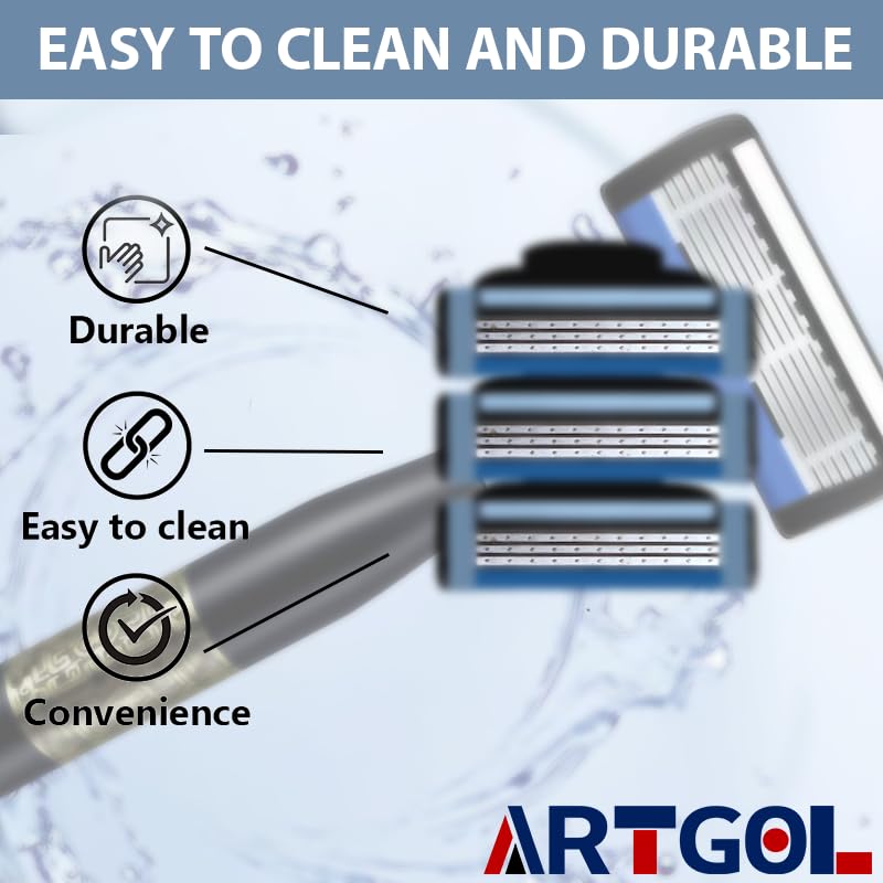 Artgol blades compatible with GL-Mach 3 style razors