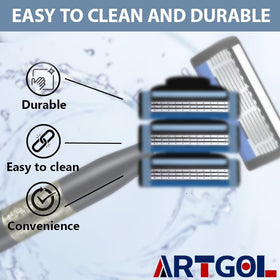 Artgol blades compatible with GL-Mach 3 style razors