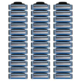 Artgol GL-Mach 3 blue razor blades pack for a smooth, close shave