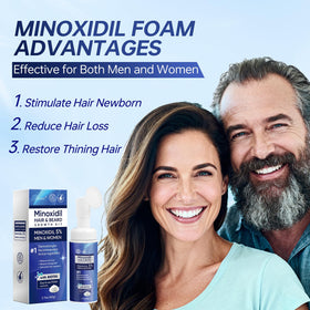 Artimore Minoxidil Foam label with usage directions and ingredients.
