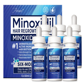 Artimore Minoxidil bottle with dropper for precise scalp application to thinning areas