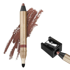 Artisan L'uxe Velvet Jumbo Eyeliner in Shimmering Bronze close-up showing rich, long-lasting color