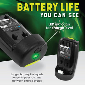 Artisan Power 3450mAh Li-ion cell for longer runtime and faster recharge