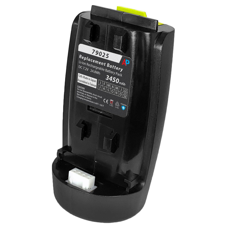 Artisan Power Supra ZR II battery front view with bright yellow case for easy identification
