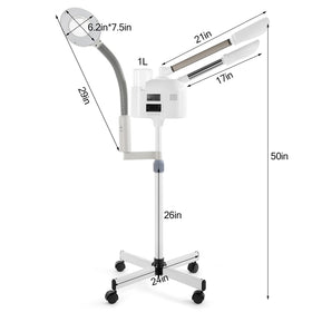 Artist hand detachable lamp doubles as a desk light for multitasking.