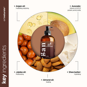 ArtNaturals frizz-control hair close-up displaying defined texture