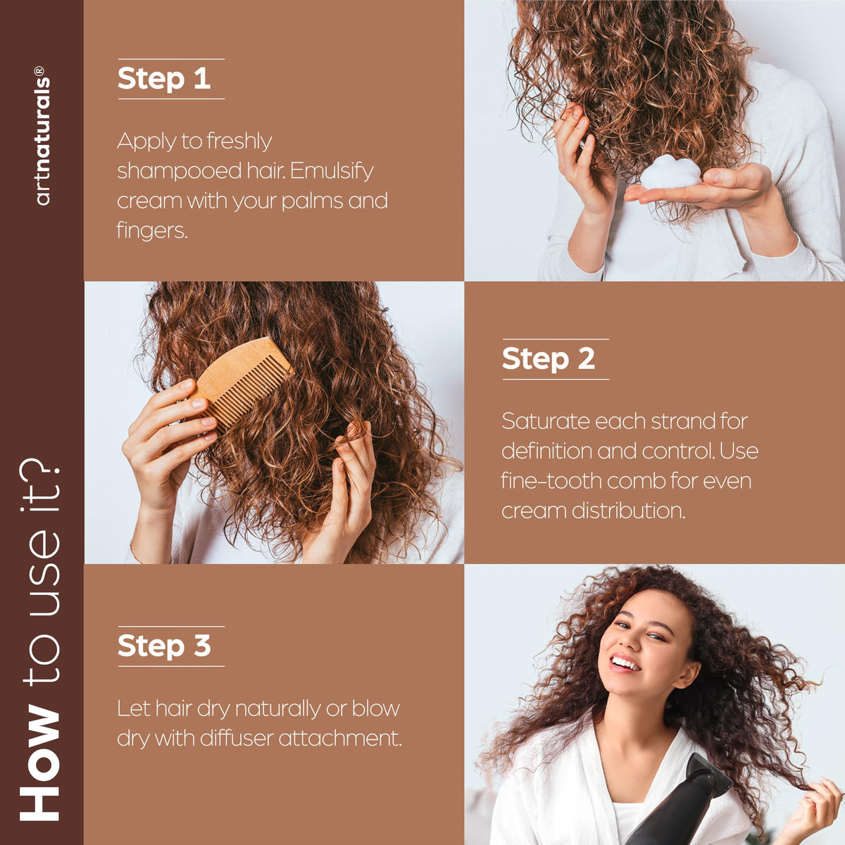 ArtNaturals shea butter and wheat protein focus image for moisture and manageability