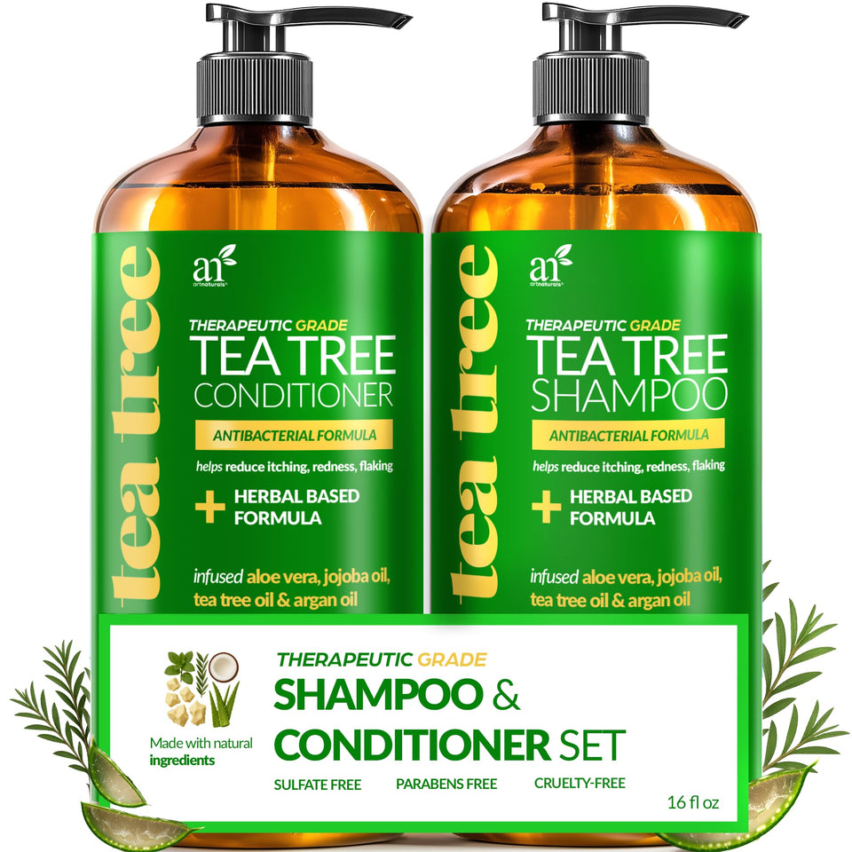 ArtNaturals Tea Tree Shampoo bottle for deep scalp cleansing