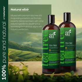 ArtNaturals Tea Tree Shampoo foam-lather delivers cleansing action