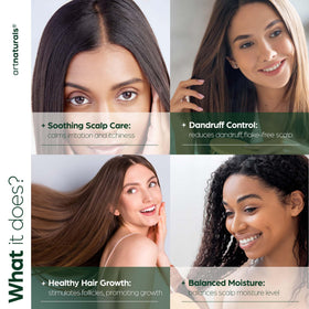 ArtNaturals Tea Tree Shampoo pour creates a rich scalp-lather