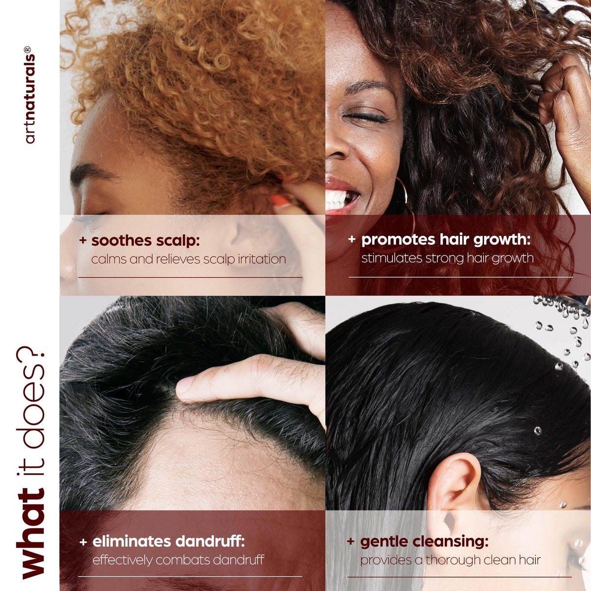 ArtNaturals Therapeutic Argan Shampoo argan oil ingredients nourish dry hair