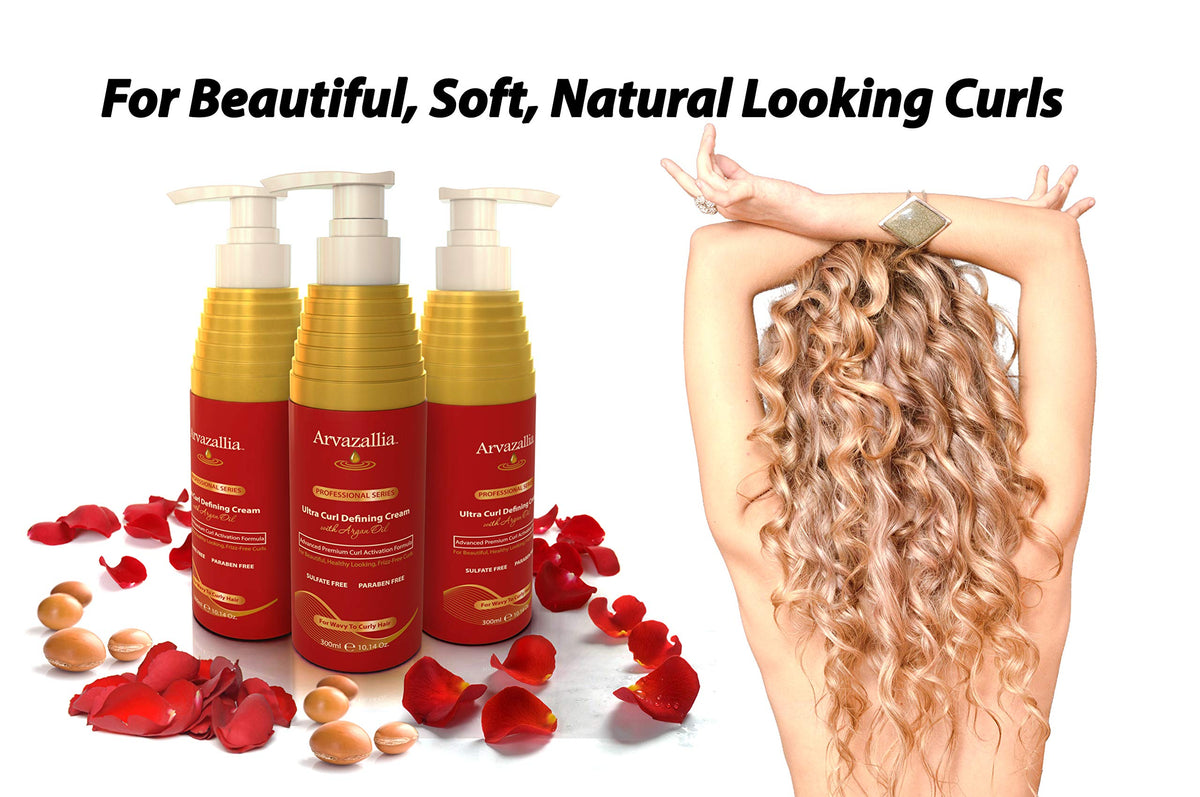 Argan oil nourishment in Arvazallia product improves hair shine.