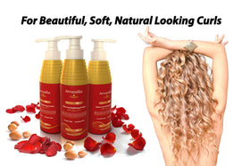 Argan oil nourishment in Arvazallia product improves hair shine.